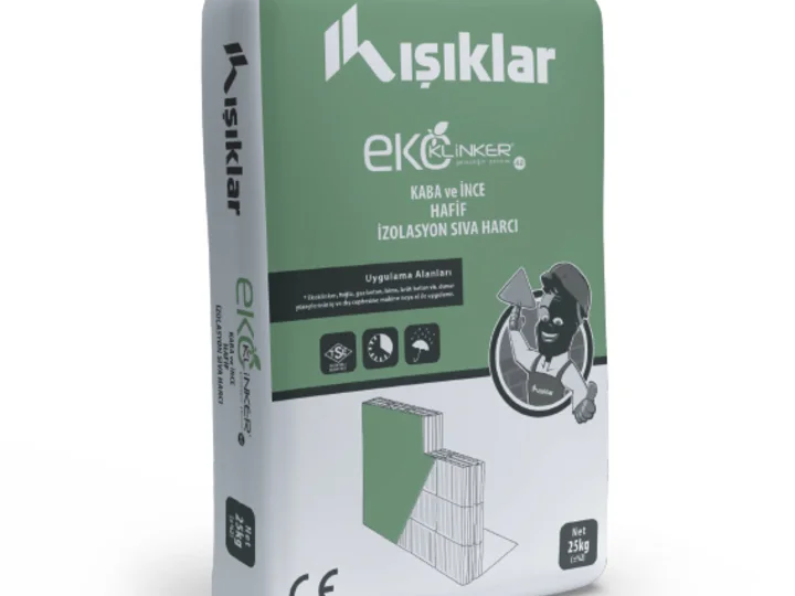 Ekoklinker Kaba Ve İnce Hafif İzolasyon Sıva Harcı — Sıva Yapı Kimyasalları