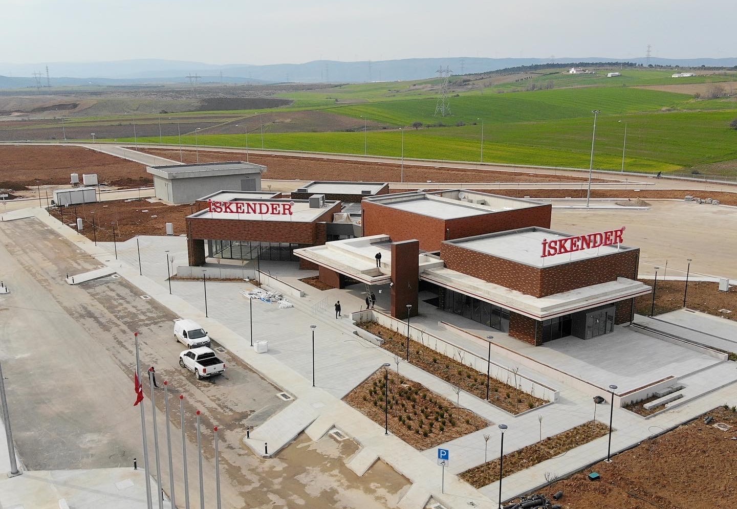 O122 Oksijen Muratlı İskender tesisinin klinker tuğla cephesi